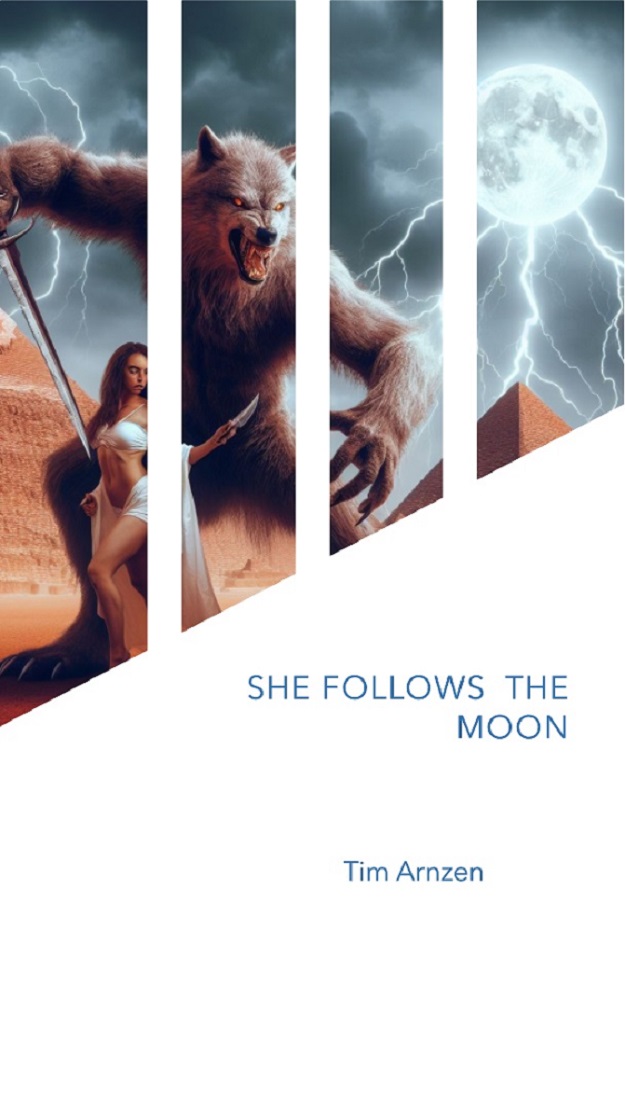 TimArnzen's tweet photo. New Cover
She Follows the Moon
by Tim Arnzen https://t.co/a3ewdZmk0F via @amazon
#free with #KindleUnlimited #kindle #comspiracy #pramids #horror #scifi #werewolves #vampires #wererats #giants #ScienceFiction @PromoteHorror #lycanthrope #werewolf https://t.co/dKjvdYP4nO