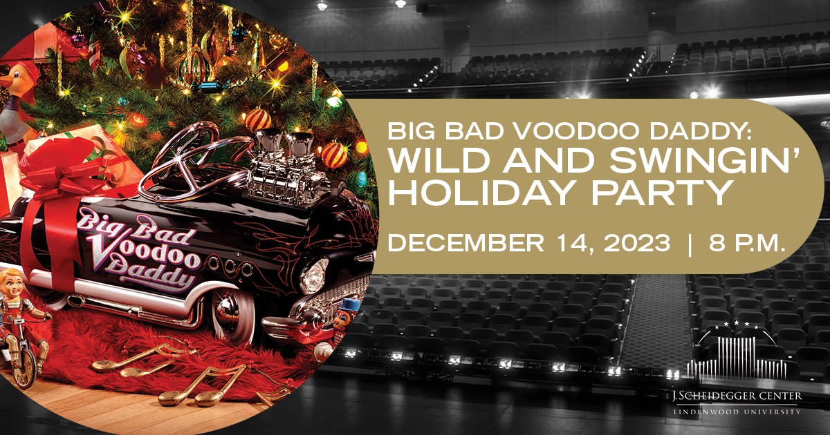 The Wild & Swingin' Holiday Party will be in Saint Charles, Missouri on December 14! We want to see you at the @LindenwoodU J. Scheidegger Center for the Arts ! Grab your tickets today 🎟️bandsintown.com/e/104606942