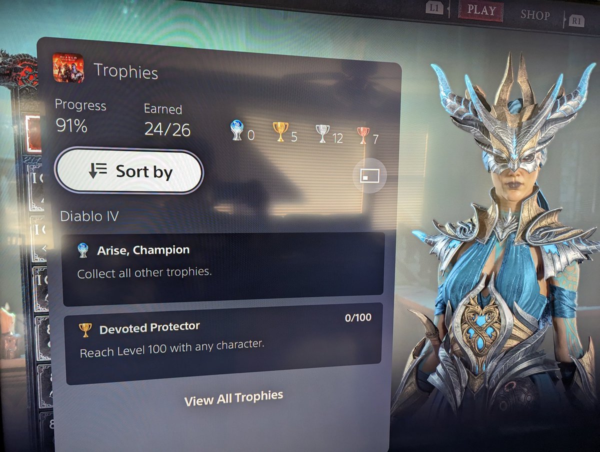 Blaiseyo's tweet photo. Hey #Diablo4 I've got a #bug here. I obviously have 3 lv 100s. PSN name is Blaiseyo. Blizzard name is Pikachubs. Maybe I need to contact #PlayStationTrophy for this? https://t.co/Ja7wmH9m5G