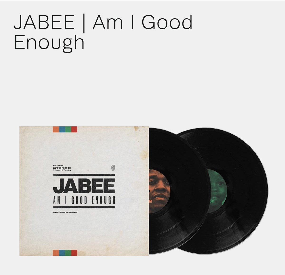 Vinyl sale on colored and Black “Am I good enough” prod by Havoc , Conductor Williams, Blu and Derek Minor clerestoryav.com/store/amigoode…