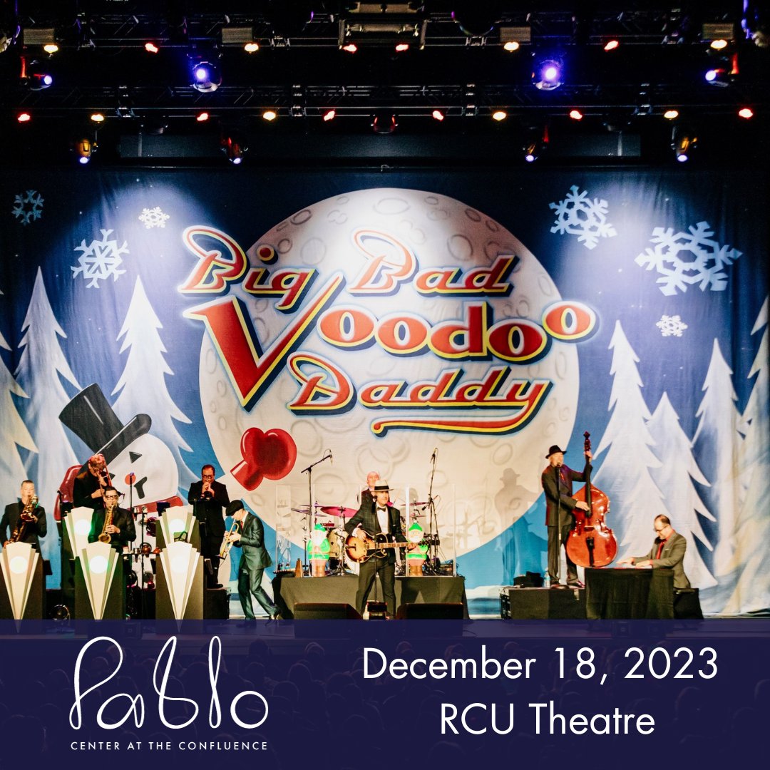 Ticket reminder❗We’re bringing the Wild & Swingin' Holiday Party to Eau Claire, Wisconsin, on December 18! Make sure you have your ticket for the @PabloCenterEC : bandsintown.com/e/104571485
