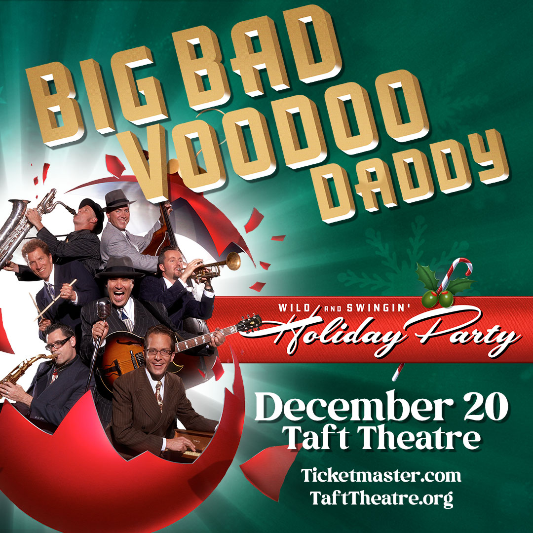 Cincinnati are you ready?! The Wild & Swingin' Holiday Party is coming on December 20 and there’s still time for you to get a ticket! Get your ticket for the @TaftTheatre now: bandsintown.com/e/1029458883
