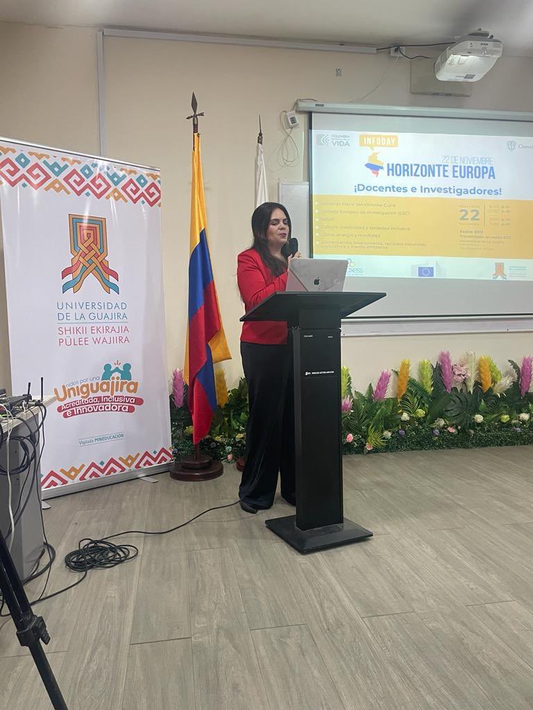 Durante el encuentro se presentaron las convocatorias y oportunidades de financiación por parte de la Unión Europea para investigadores, docentes y estudiantes colombianos.