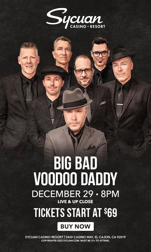 El Cajon, California, are you ready for us?! We’ll be at @SycuanCasino on December 29! Get your tickets today 🎟️bandsintown.com/e/104701677