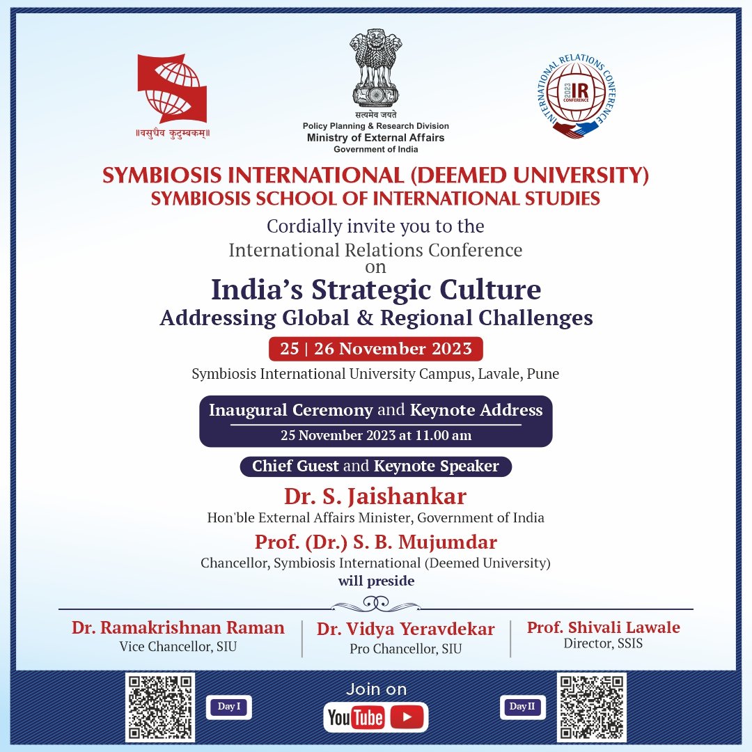 Symbiosis School of International Studies (SSIS) tweet media