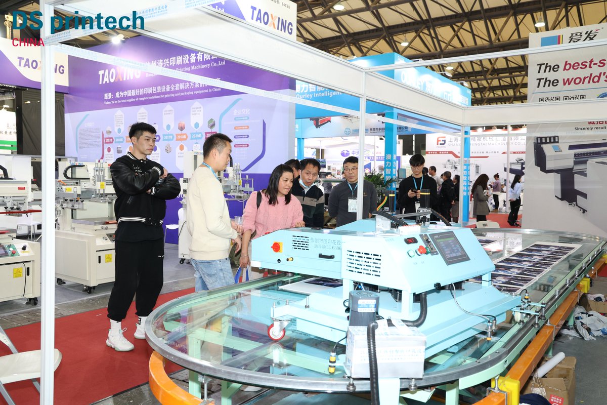 DSPrintech's tweet image. Today is the final day (day 3) of DS Printech China 2023 - Shanghai Edition. 🔥Seize this final chance to check out all the exhibitors you might have missed! 😉 Here are some of the amazing looking booth/machineries. 😎

#DSPrintech2023 #DigitalPrinting #ScreenPrinting #Shanghai