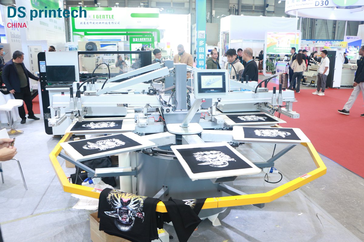 DSPrintech's tweet image. Today is the final day (day 3) of DS Printech China 2023 - Shanghai Edition. 🔥Seize this final chance to check out all the exhibitors you might have missed! 😉 Here are some of the amazing looking booth/machineries. 😎

#DSPrintech2023 #DigitalPrinting #ScreenPrinting #Shanghai