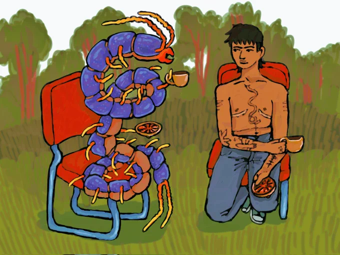 dream I had wherein a centipede gave me top surgery 