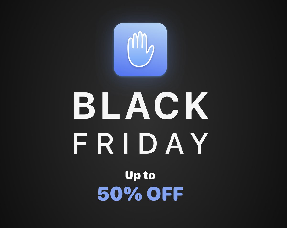 Ochi's largest EVER deal for Black Friday is now live, until Tuesday. 😎

➡️ apple.co/3EWQvw4

Upgrade to Pro for up to 50% off and get access to;

✅ Schedule blocking
✅ Multiple blocklists
✅ Block website categories
✅ Lock blocklists
and more!

Happy blocking! 🔒