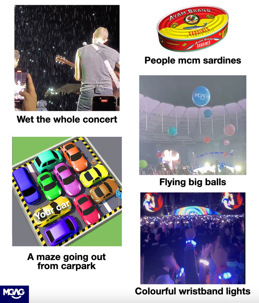 #ColdplayinKL in a nutshell