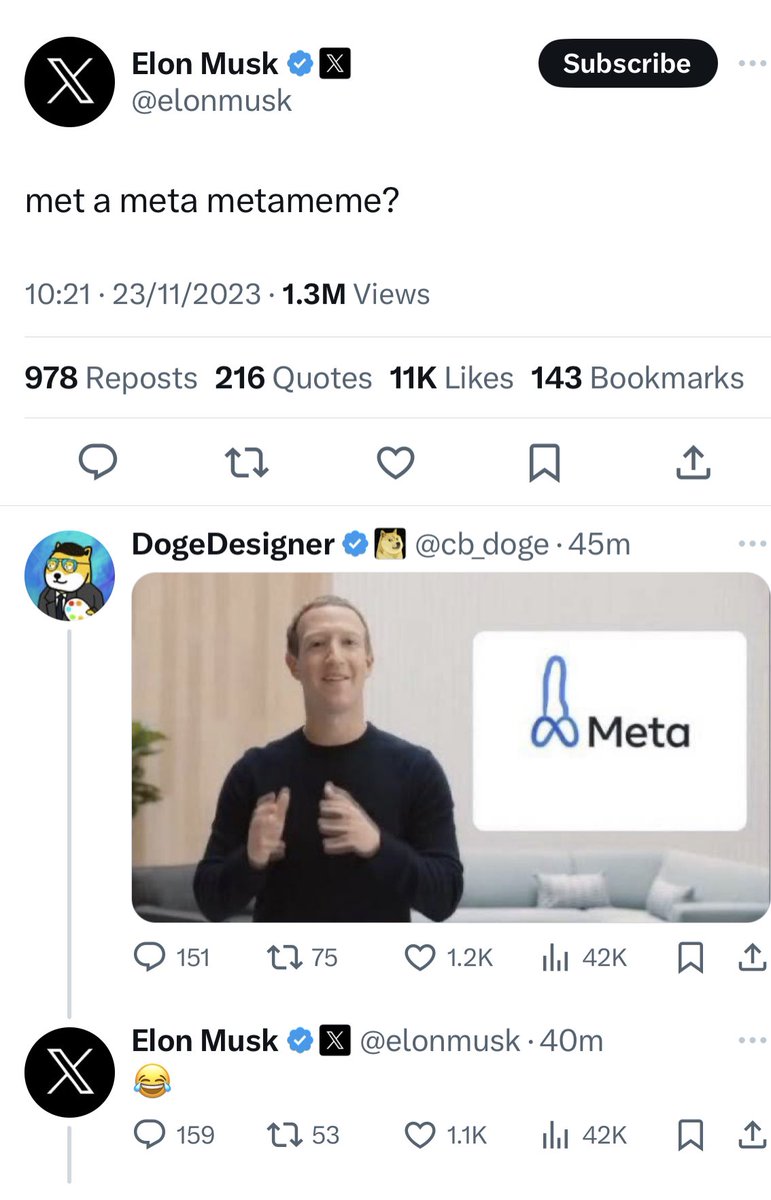 BoosieKrypto's tweet photo. @elonmusk Metameme 

https://t.co/hyfmRQn82Q https://t.co/GdtSpVVNXp