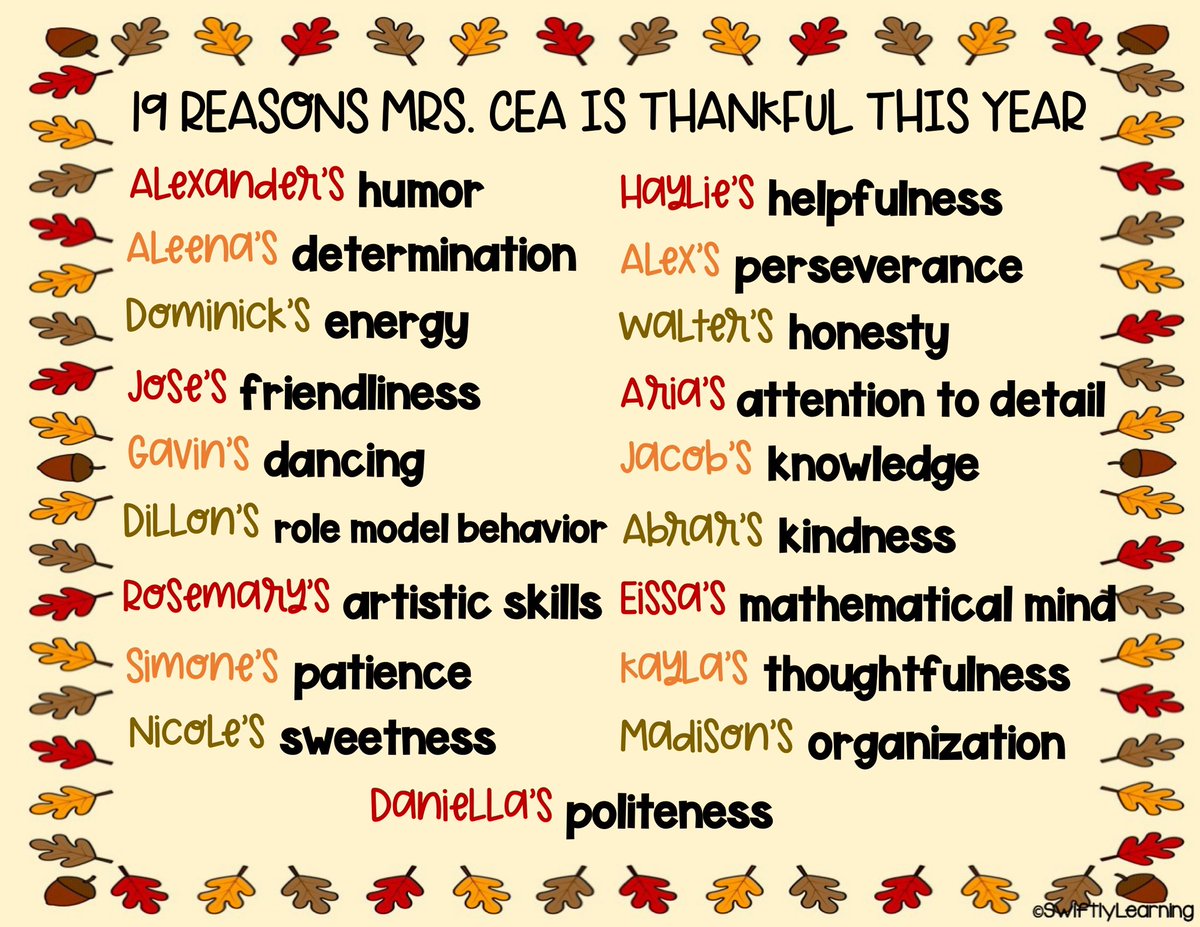 🧡💛19 Reasons Why I’m Thankful 🧡💛 <a href="/WheelerAvenue/">Wheeler Avenue School</a> <a href="/VS13UFSD/">ValleyStream13UFSD</a>