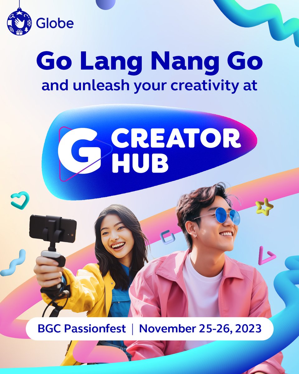 Live out your passions and express your creativity at the G Creator Hub! Visit the BGC Passionfest and drop by our booth to experience our amazing activities just for you! 💙 See you there! 🥳