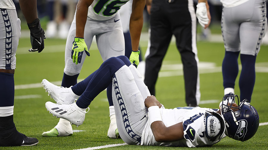 AdamPockrass's tweet photo. Per Sources:
Geno Smith has won the QB battle in Seattle, he will be the starter week one for the Seahawks in @UGLMadden season opener versus the Buffalo Bills. https://t.co/gV5iwDDloP