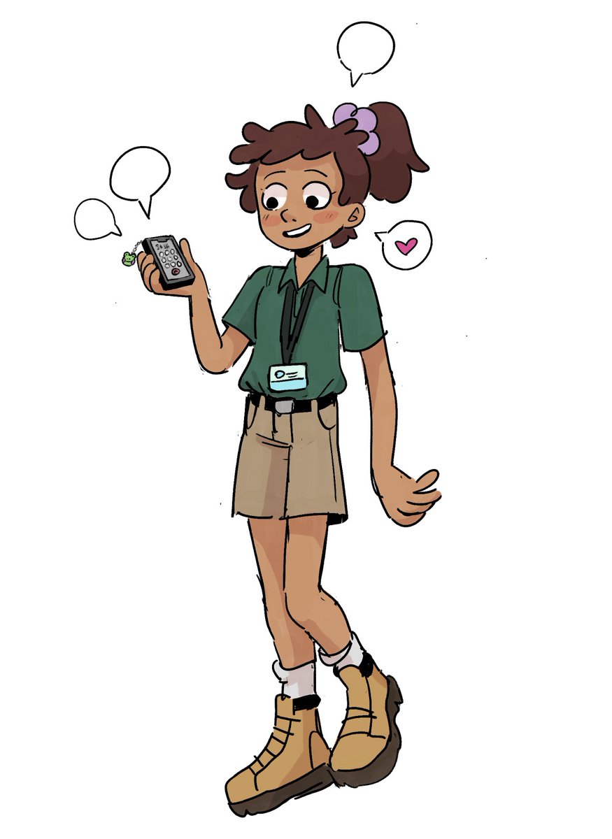 A timeskip Anne doodle 🫡 #AnneBoonchuy #amphibia