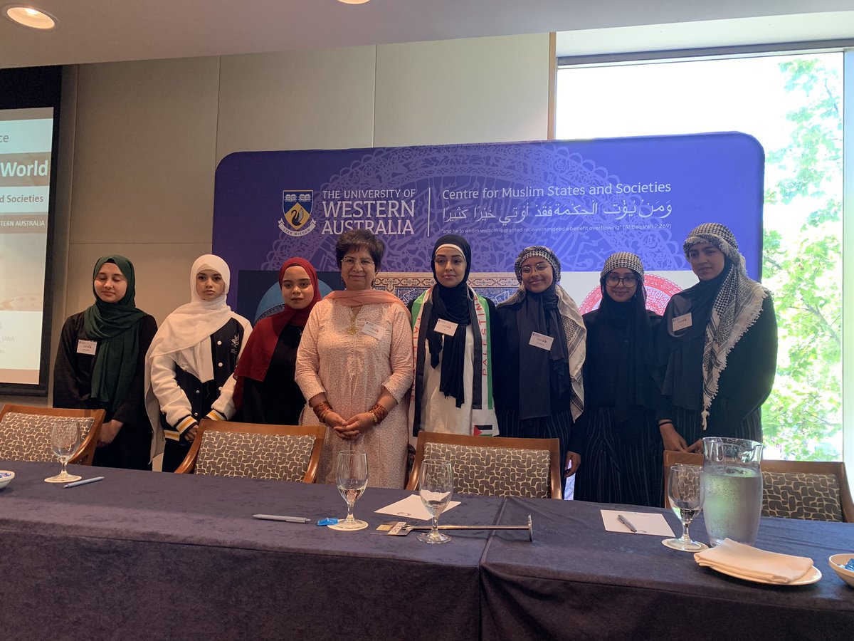 In a wonderful university-community partnership, this week in Perth, high school students were asked to prepare artwork representing the conference theme of “Islam in a Polarised World.” Almost every piece was on Palestine 🇵🇸 

Photo posted with permission 
<a href="/aaimsau/">AAIMS</a> <a href="/CMSS_UWA/">Centre for Muslim States and Societies</a>