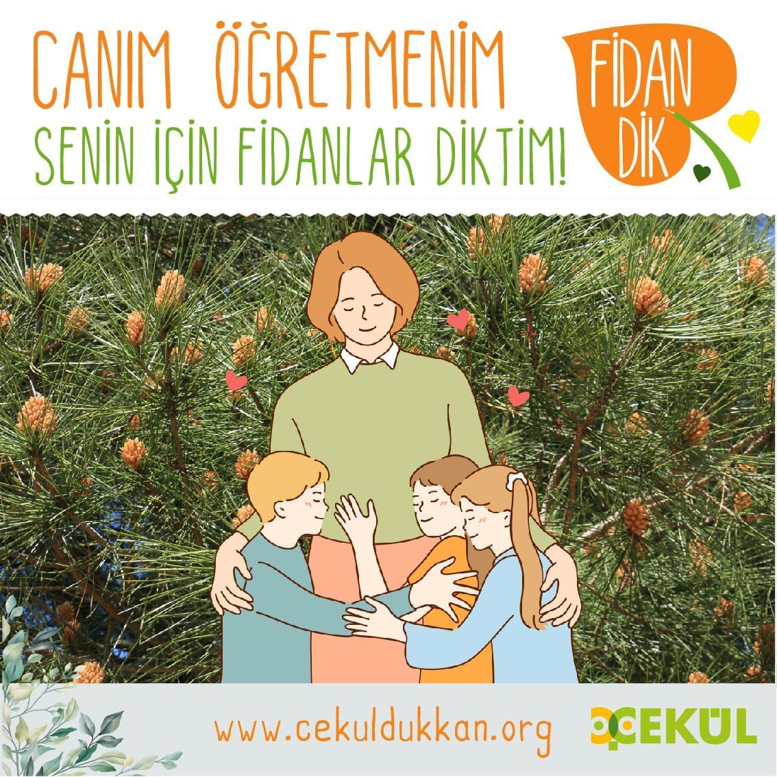 cekulvakfi's tweet photo. 🌱 Keşfederek ve yaşayarak öğrenmemizi sağlayan öğretmenlerimize “iyi ki varsınız” demenin en güzel yolu, birlikte fidanlar büyütmek!
🎁 Şimdi sen de öğretmenlerimiz için fidanlar dik!
🌳 https://t.co/793zZQm53y
📞 0212 249 64 64)
#7AğaçOrmanları #7Agac #Orman #Fidan https://t.co/5zYecXd3DT
