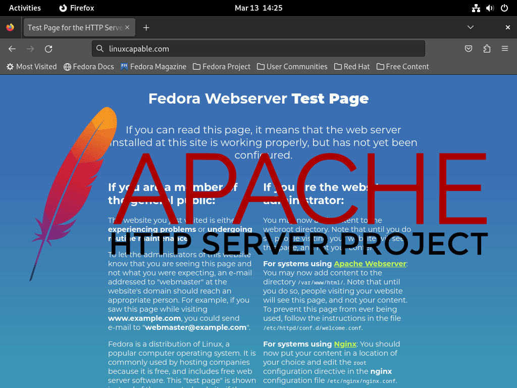 LinuxCapable's tweet photo. In this guide, we'll walk you through how to install Apache on Fedora 39 Linux. #apache #httpd #webapplication #webserver #server #linux #fedora #opensource #cms
https://t.co/a3U8GT3f3B https://t.co/FHFoPNTVq2