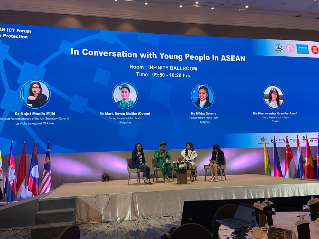 RafiqKhan's tweet photo. Happening now! Join the #ASEANICTForum on child online protection. This forum brings together diverse stakeholders to explore how to create a digital environment that puts the best interests of children first. Learn more at https://t.co/9xdQVLm5Zi. #OnlineSafety #CautionFirst https://t.co/YEvDlo8leU