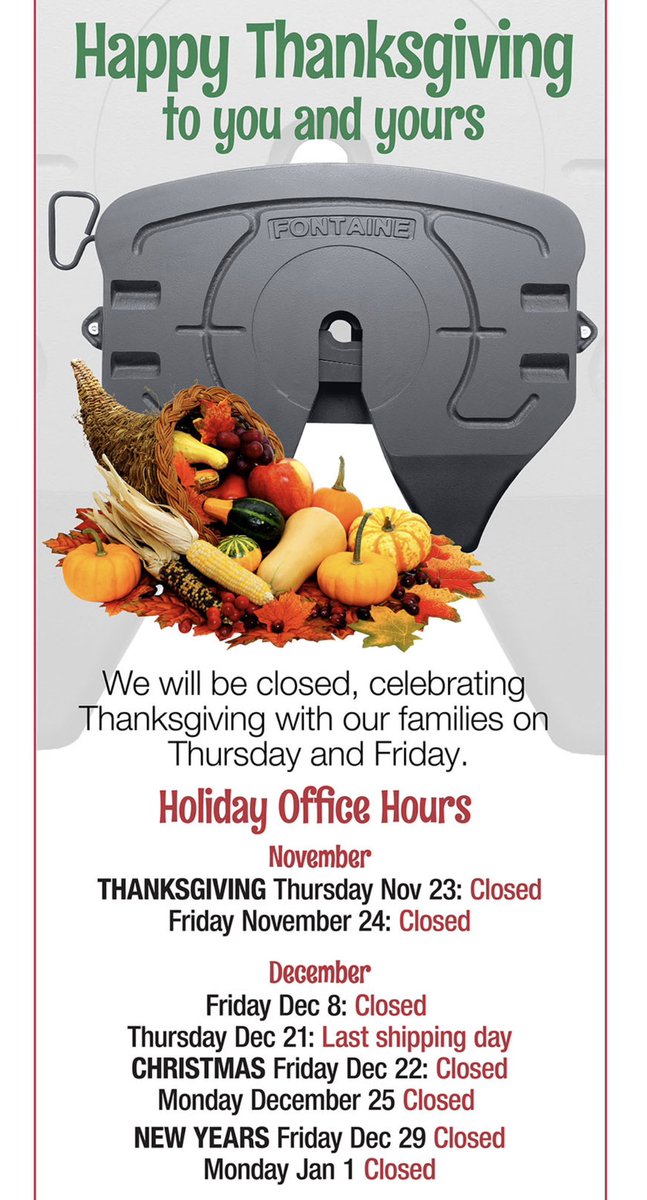 FifthWheelParts's tweet photo. HAPPY THANKSGIVING 🦃🍽 https://t.co/haK3u24EOM