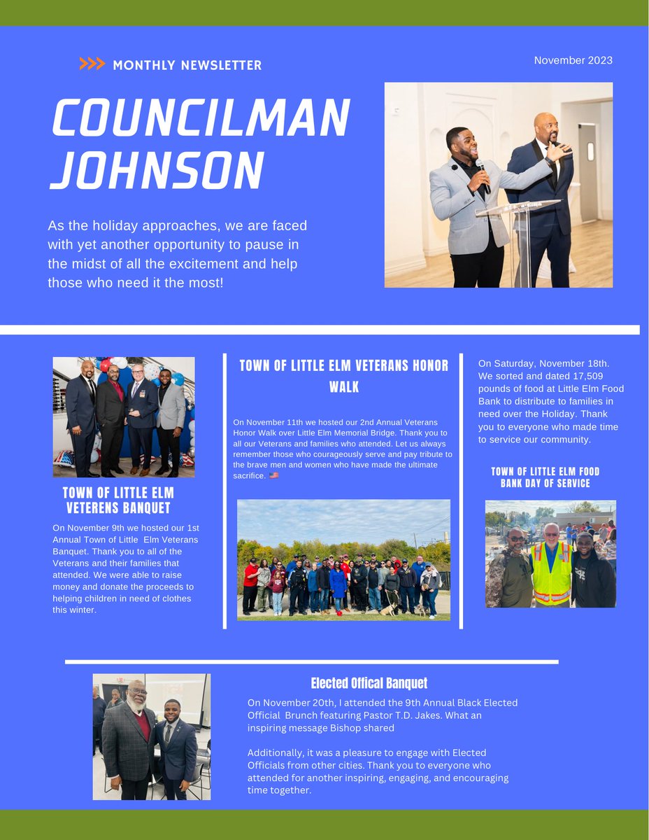 JamellForLE's tweet image. November Newsletter: The start of something new! Happy Thanksgiving! 🦃