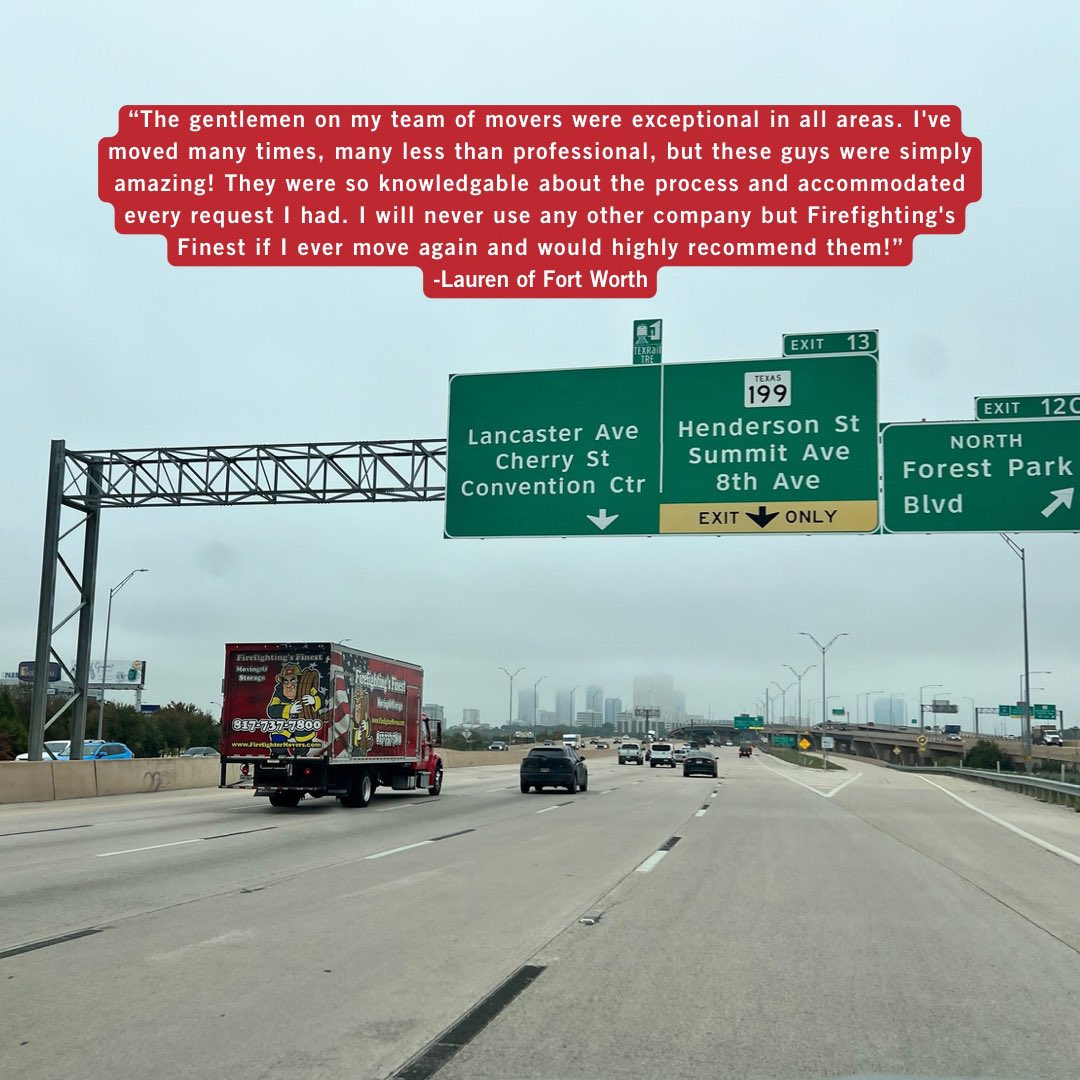 Check out this 5⭐️ review from Lauren of Fort Worth! We're incredibly grateful for the trust and support of our amazing clients. Thank you for choosing Firefightings Finest.