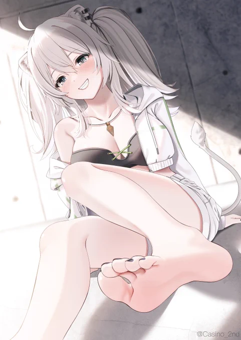 #ししらーと  もちろん裸足版もあります。