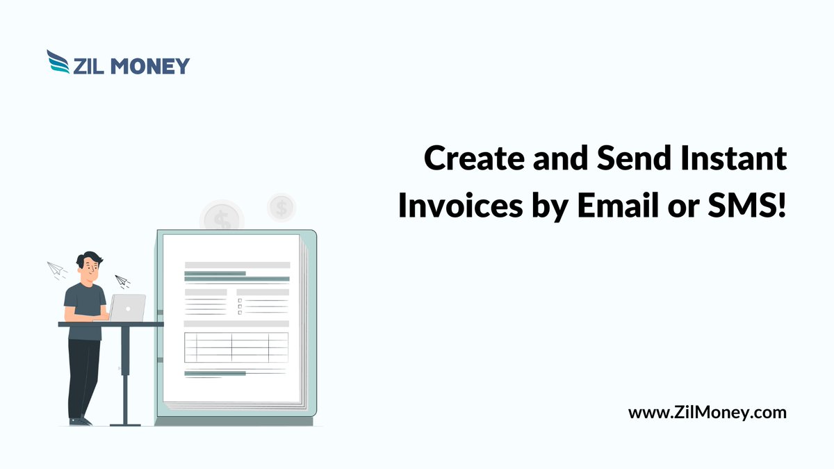 Invoice management is easy and convenient with ZilMoney.com. You can create and send invoices to your customers instantly online via email or SMS. Sign up now.

Learn more: zilmoney.com/invoice-manage…

#InvoiceManagement #Invoice