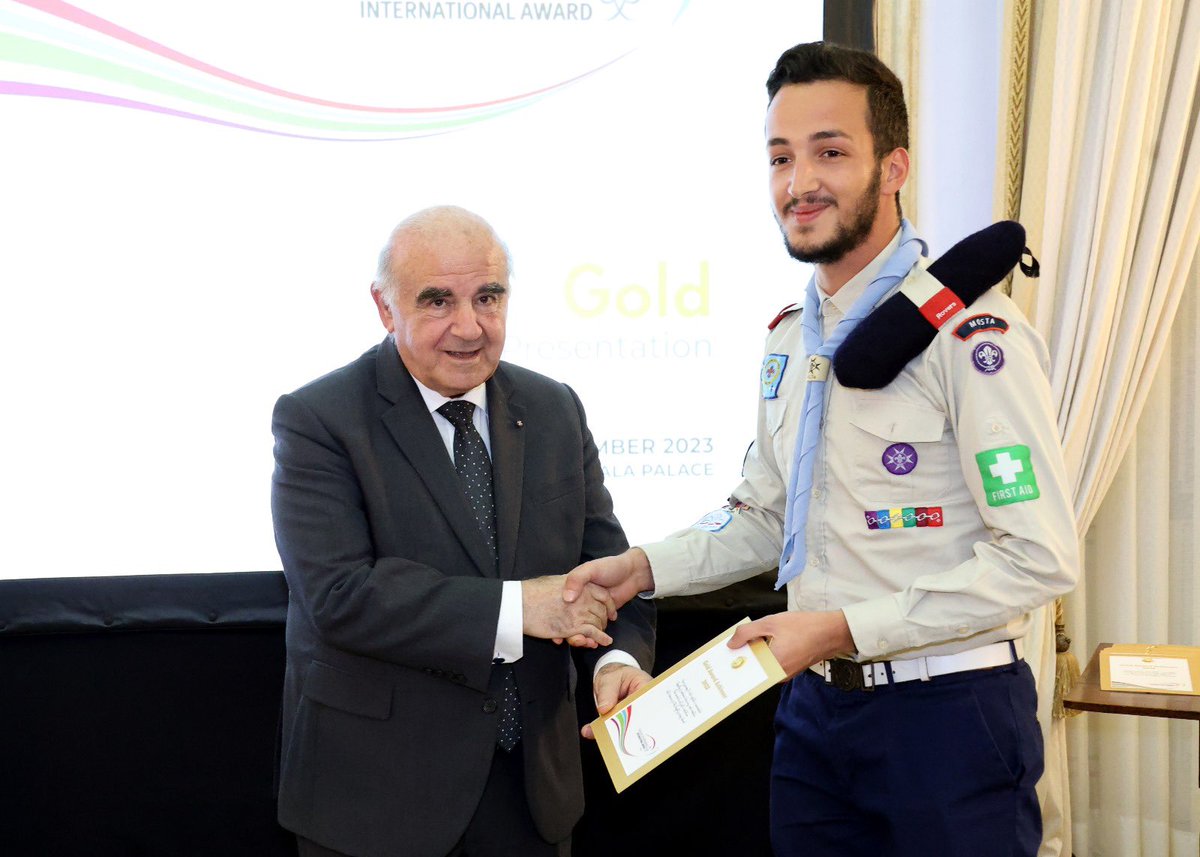 GeorgeVellaMT's tweet photo. Yesterday evening I've attended the Duke of Edinburgh's International - Gold Award Ceremony. Along the decades, the Awards served as a catalyst that motivated participants to transcend their comfort zones, acquire new skills &amp; make a tangible positive impact on their communities. https://t.co/9lMVIuhB8D