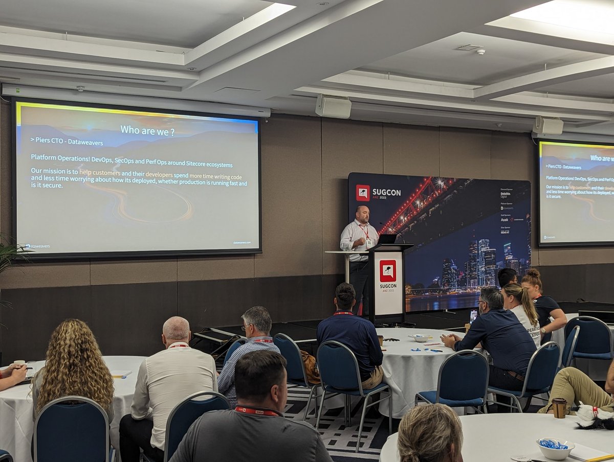 gwdt's tweet photo. #SUGCONANZ couldn't happen without the amazing sponsors. 🙏 Thank you @dataweavers for always supporting the #Sitecore community. https://t.co/SIXaO339EP