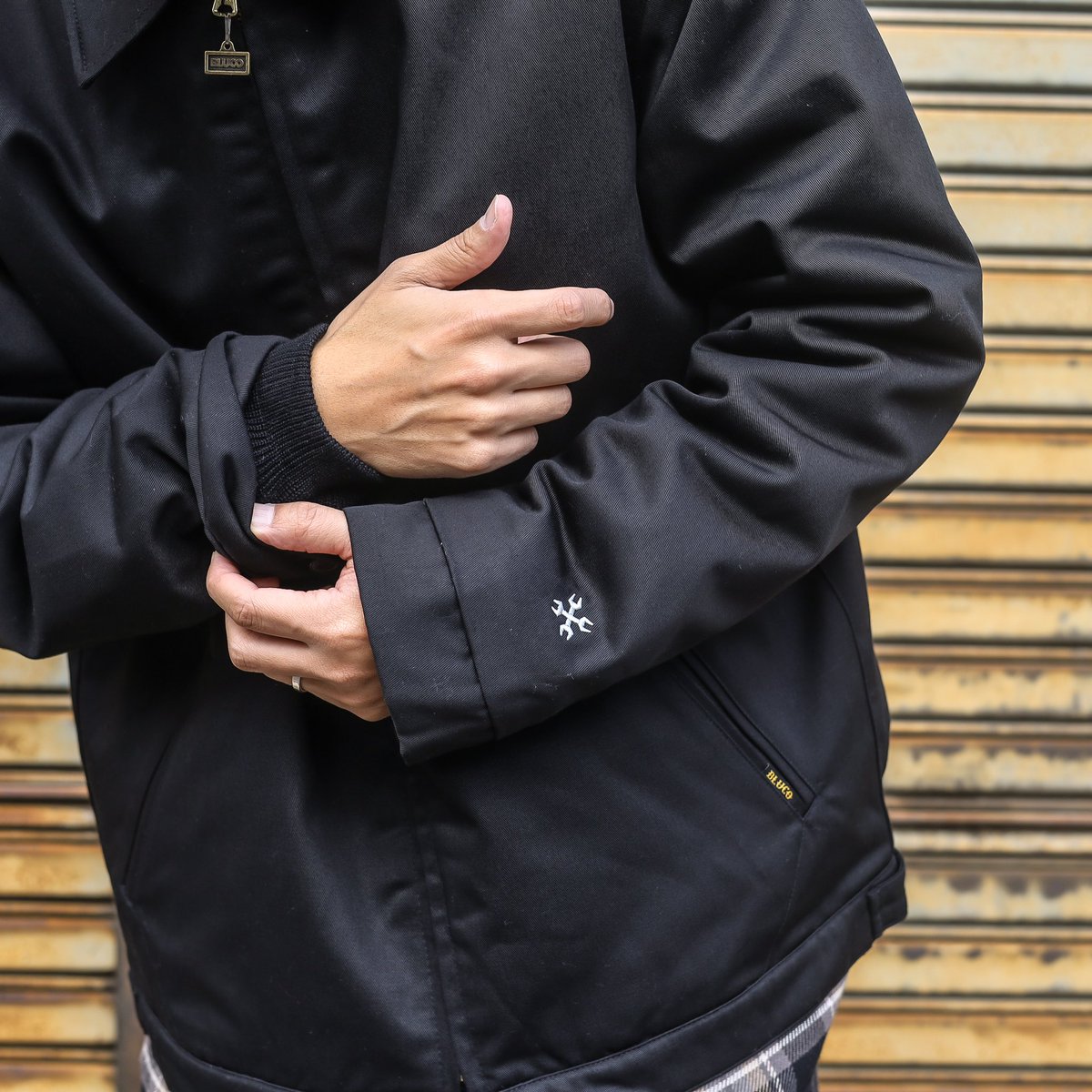 BLUCO★ブルコ★M−43★ライナージャケット★L★ブラック