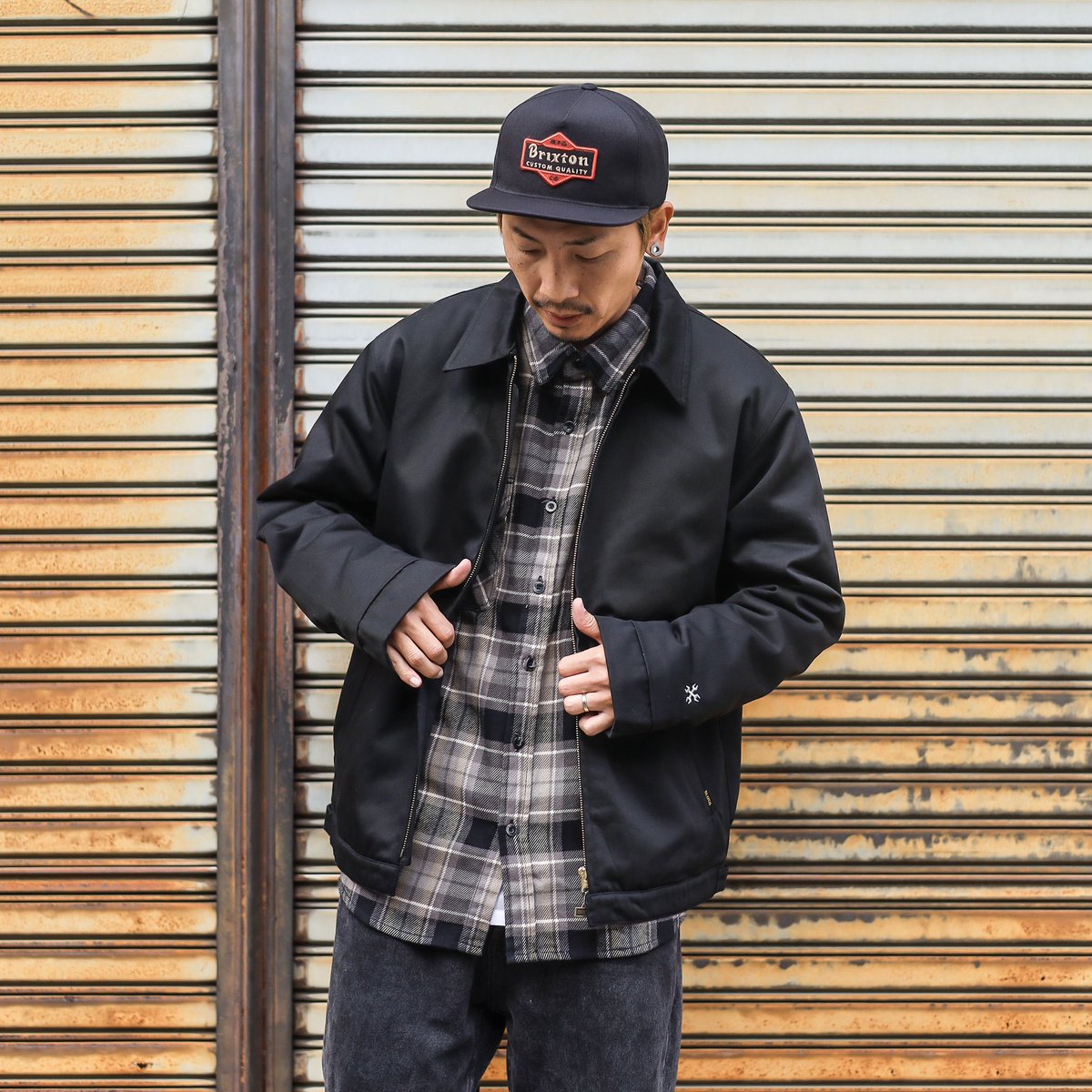 BLUCO★ブルコ★M−43★ライナージャケット★L★ブラック