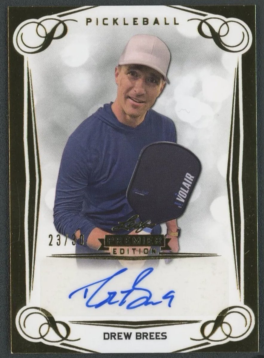 PardeeTrout's tweet image. Drew Brees PICKLEBALL Auto card 
ebay.com/itm/2960640014…