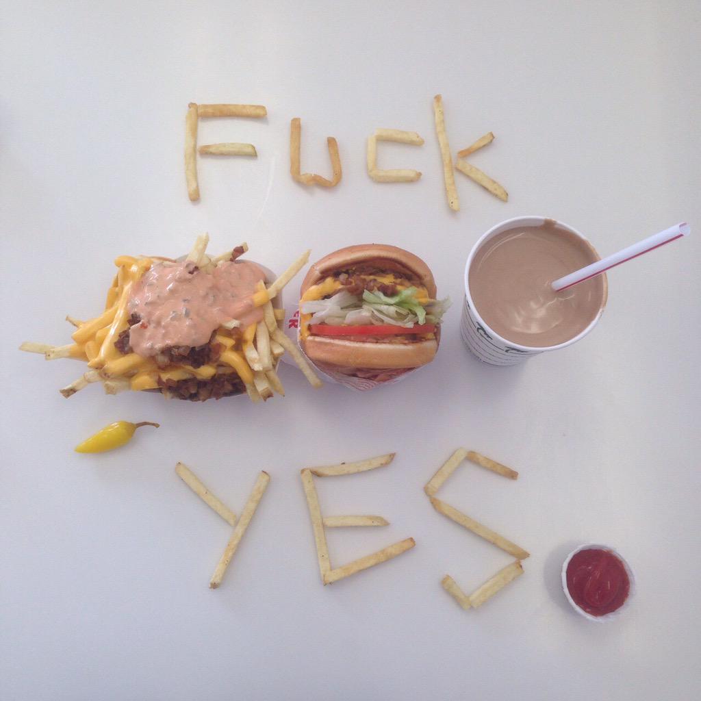 "Do you want anything from In-N-Out"