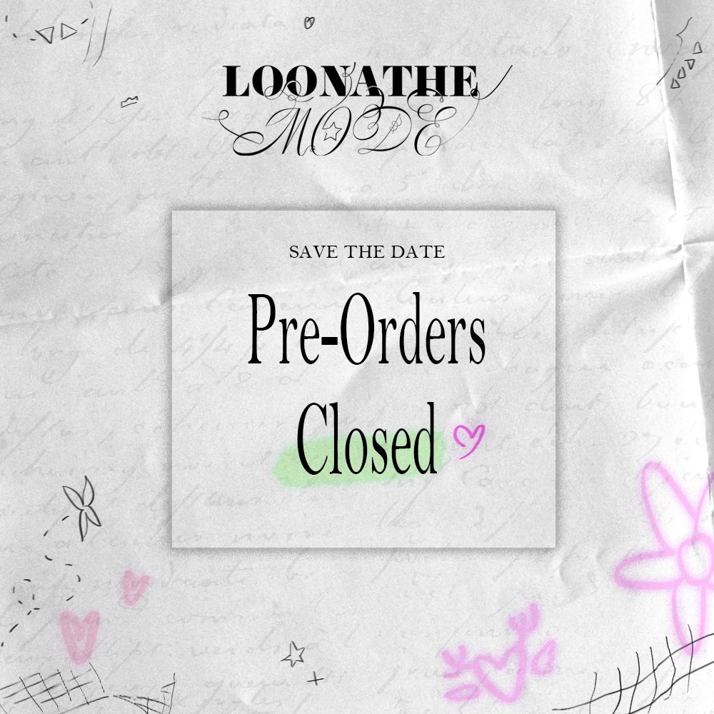 loonathemode's tweet photo. ✴️PRE-ORDERS are officially CLOSED!✴️

Thank you for everyone who ordered and we'll make sure to give you all the production updates as they come!

We are so excited for everyone to have their zines~ https://t.co/YqgBsDORgo