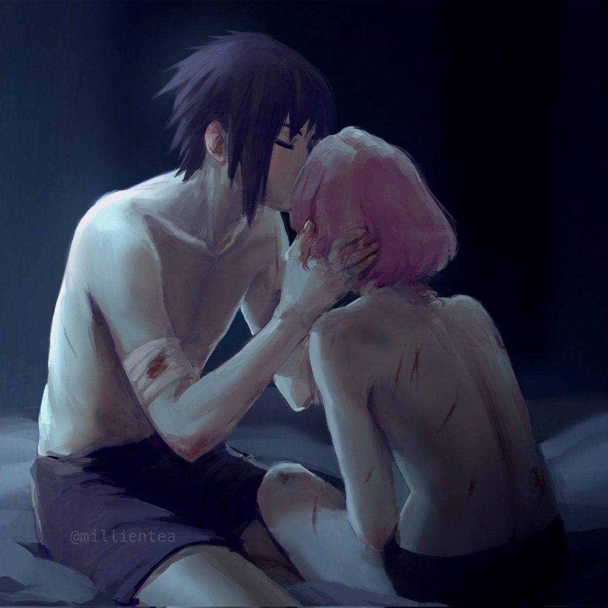 millientea's tweet image. #Sasusaku