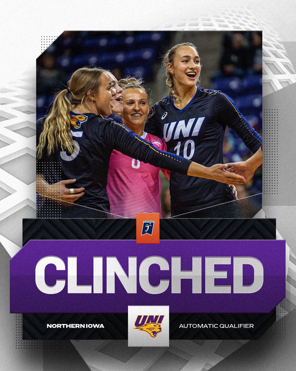 THE PANTHERS FIGHT FOR THE MISSOURI VALLEY TITLE AND ARE GOING DANCING 🟣

<a href="/UNIVolleyball/">UNI Volleyball</a> wins their 19th <a href="/MVCsports/">Missouri Valley Conference</a> title and clinches an AQ bid 😼

#NCAAWVB