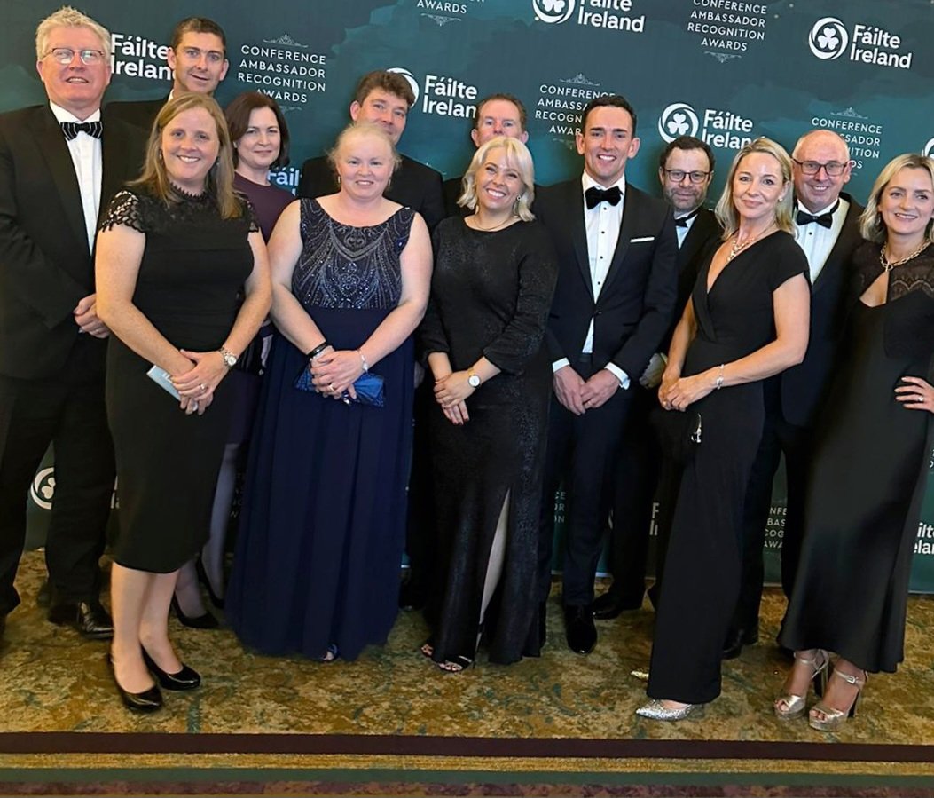 Delighted to join @DCU awardees at @Failte_Ireland Ambassador awards tonight at @InterConDublin