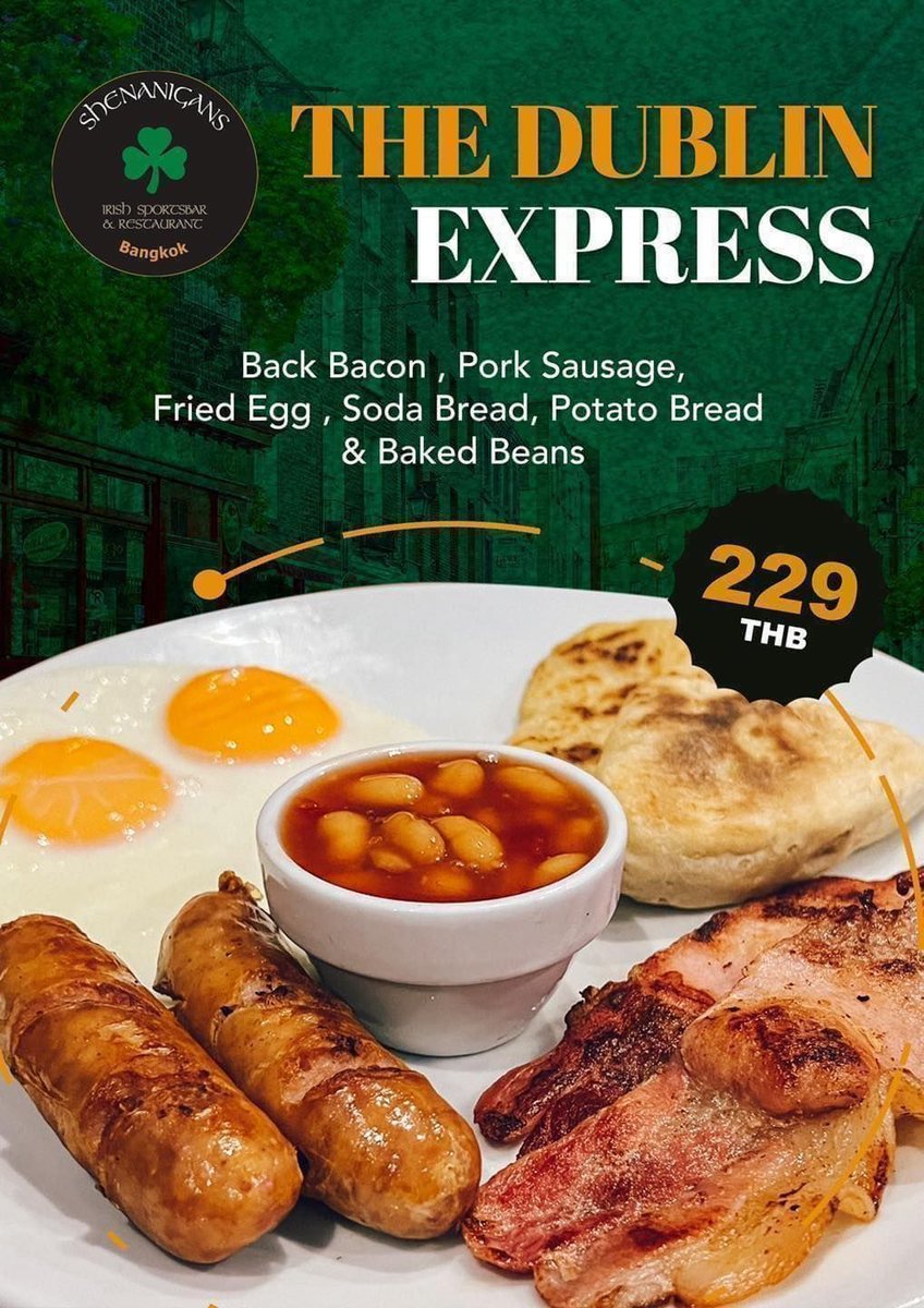 Shenanigansbk's tweet image. Make sure to book a table in advance, as our breakfast is always popular! 🗓️ #shenanigansBangkok #BookYourTable