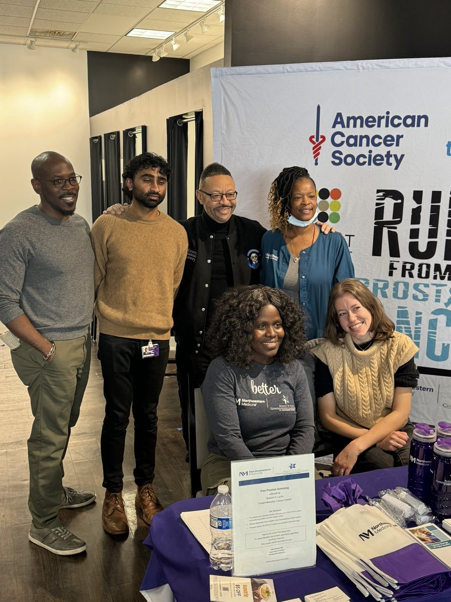 For Movember we partnered with Run From Prostate Cancer to do a prostate cancer screening. Cook County Commissioner Bill Lowry stopped by