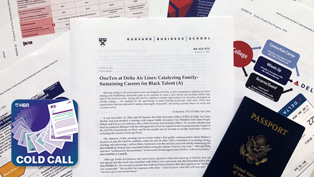 On the latest #ColdCall: How do you ensure everyone has equal access to opportunity within an organization? Professor Linda Hill joins to discuss her case, “OneTen at Delta Air Lines: Catalyzing Family-Sustaining Careers for Black Talent.” hbs.me/DeltaOneTen