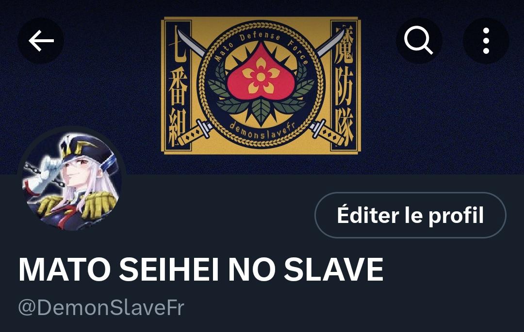 DemonSlaveFr's tweet photo. New layout with Mato Defense Forces emblem with Kyouka in pp https://t.co/L0B93cDJv5