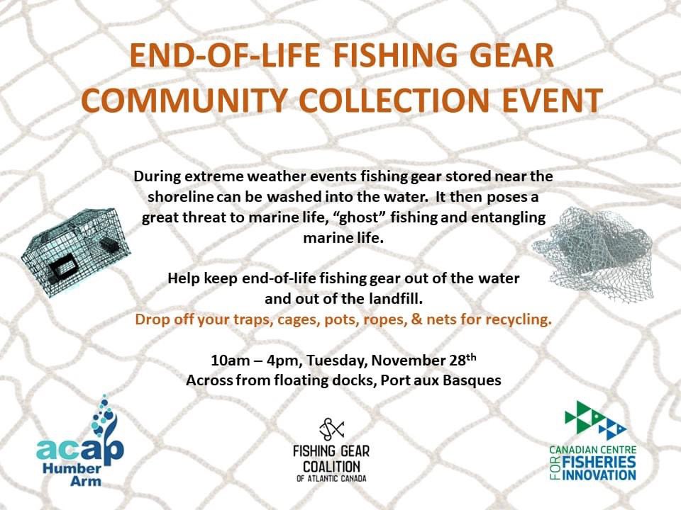 Hey Southwest Coast friends, have any old traps, nets, ropes, or pots laying around?  If stored along the shoreline it’s at risk of washing into the ocean and causing harm as "ghost gear".  Lets dispose of used fishing gear responsibly - bring it for recycling.  Details below