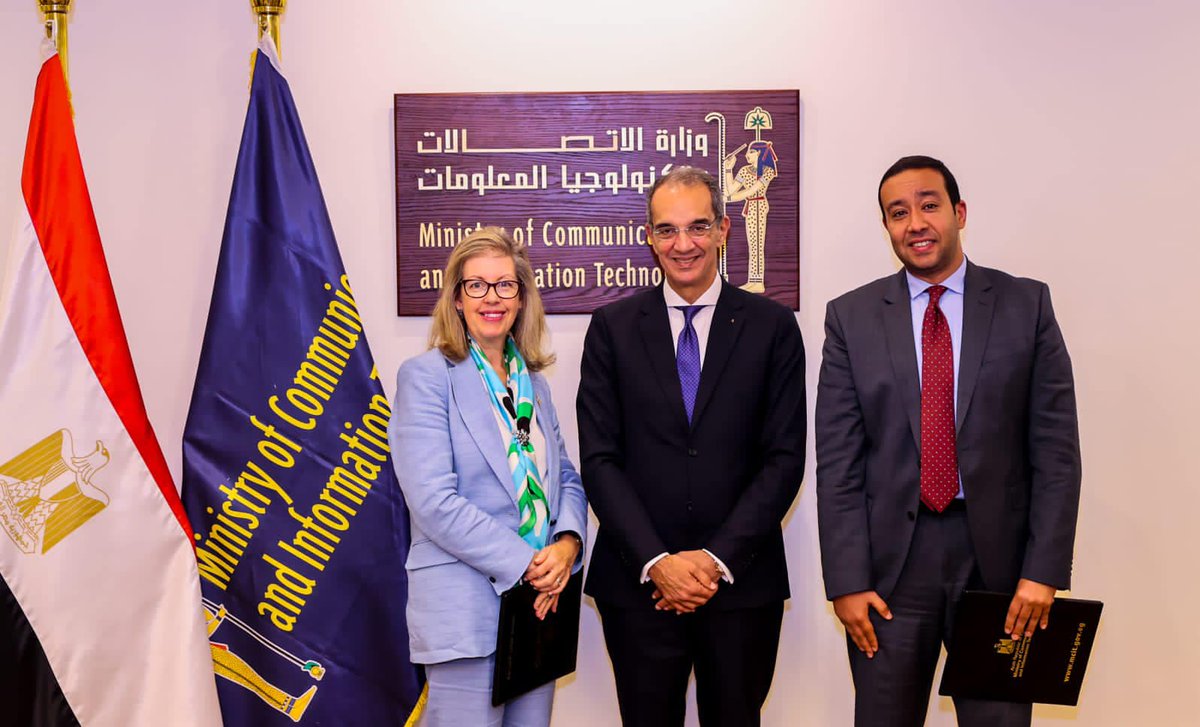 icann_president's tweet photo. Thank you Dr. Amr Talaat, Egypt's Ministry of Communications and Information Technology @MCIT_News, for the continued collaboration and constructive discussions on the importance of digital inclusivity online. https://t.co/rIqqq8La10