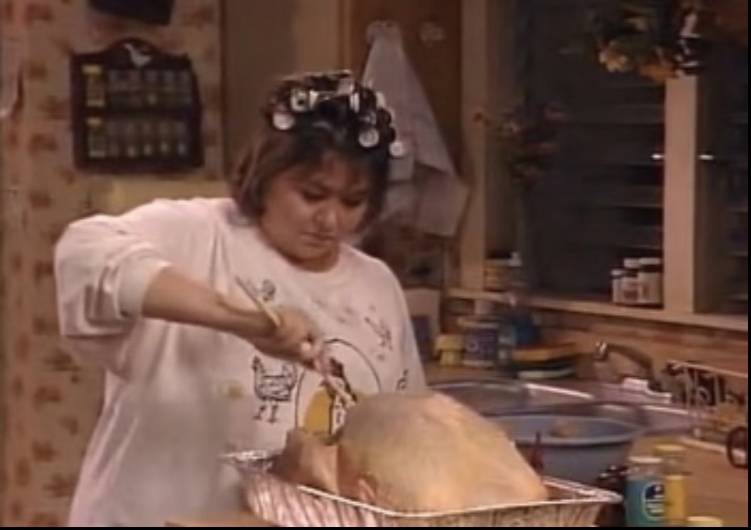 therealroseanne's tweet photo. Hi guys! There will be no episode of the podcast tomorrow- we decided to give y’all a break from my voice for a week- next week will be @TuckerCarlson !!!!!! 

Happy turkey day! Enjoy the break and try to be nice to your horrible families! https://t.co/amhxl0JP8C