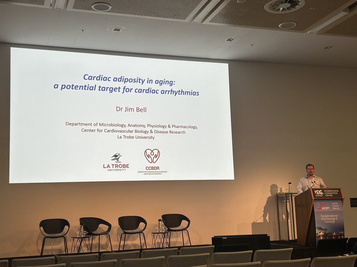 Cardiovascular Biology and Disease Research (@latrobe_cvr) on Twitter photo Next at #ASCEPT2023, Cardiac Mechanisms division lead <a href="/LabBell/">Bell-Lab: Cardiac Disease Mechanisms</a> shares his work on cardiac adiposity in aging. Could it be a potential target for cardiac arrhythmias? Next at #ASCEPT2023, Cardiac Mechanisms division lead <a href="/LabBell/">Bell-Lab: Cardiac Disease Mechanisms</a> shares his work on cardiac adiposity in aging. Could it be a potential target for cardiac arrhythmias?
