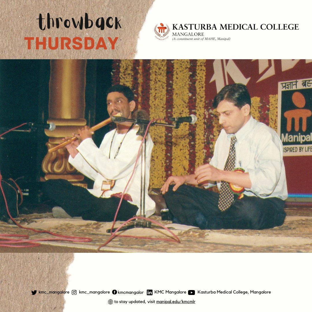 KMC_Mangalore's tweet photo. A heartfelt tribute to the late Dr. G. G. Laxman Prabhu, Professor and Head of Urology, as we cherish this beautiful throwback moment of him performing onstage with Dr. Chakrapani, Professor of Medicine.

His legacy lives on through the lives he touched.

#InMemoriam #Tribute https://t.co/oDvVyxiJ5n