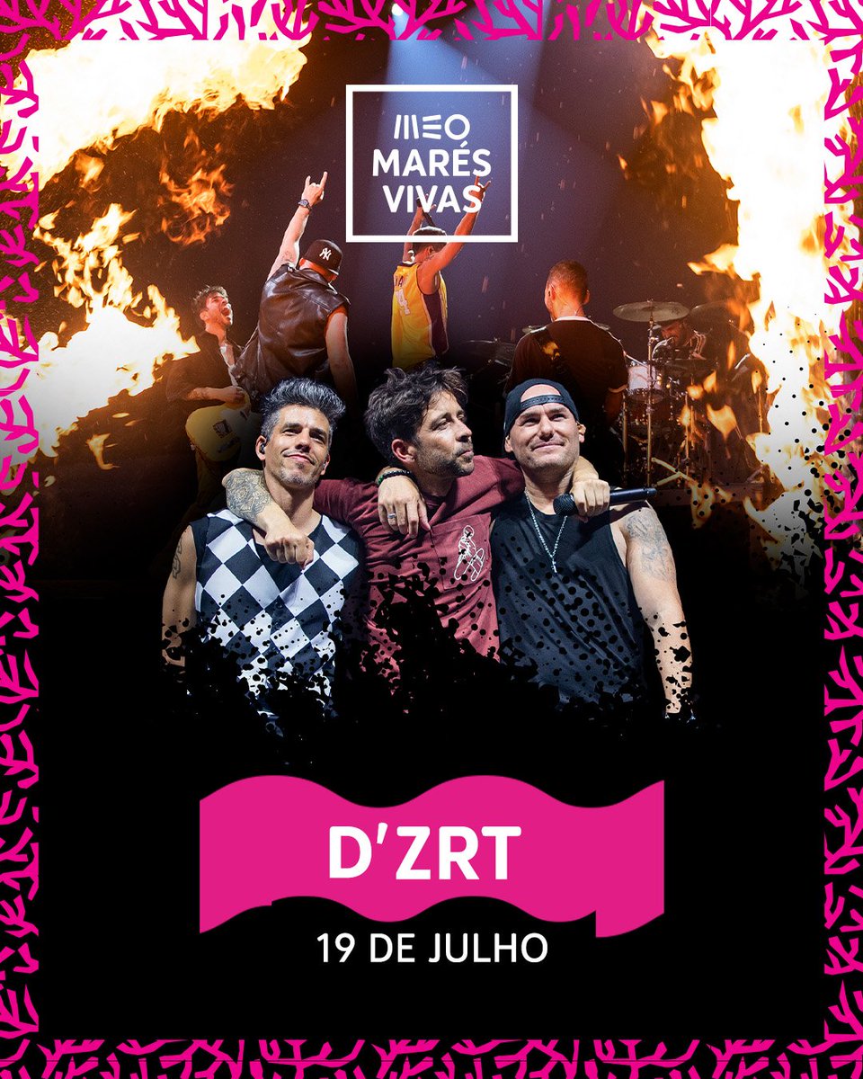 #dzrt2024 19 Junho 2024 regressamos ao norte para um concerto único no <a href="/MEOMaresVivas/">MEO Marés Vivas</a>  
Não Fiques De fora blueticket.meo.pt/Event/10062/