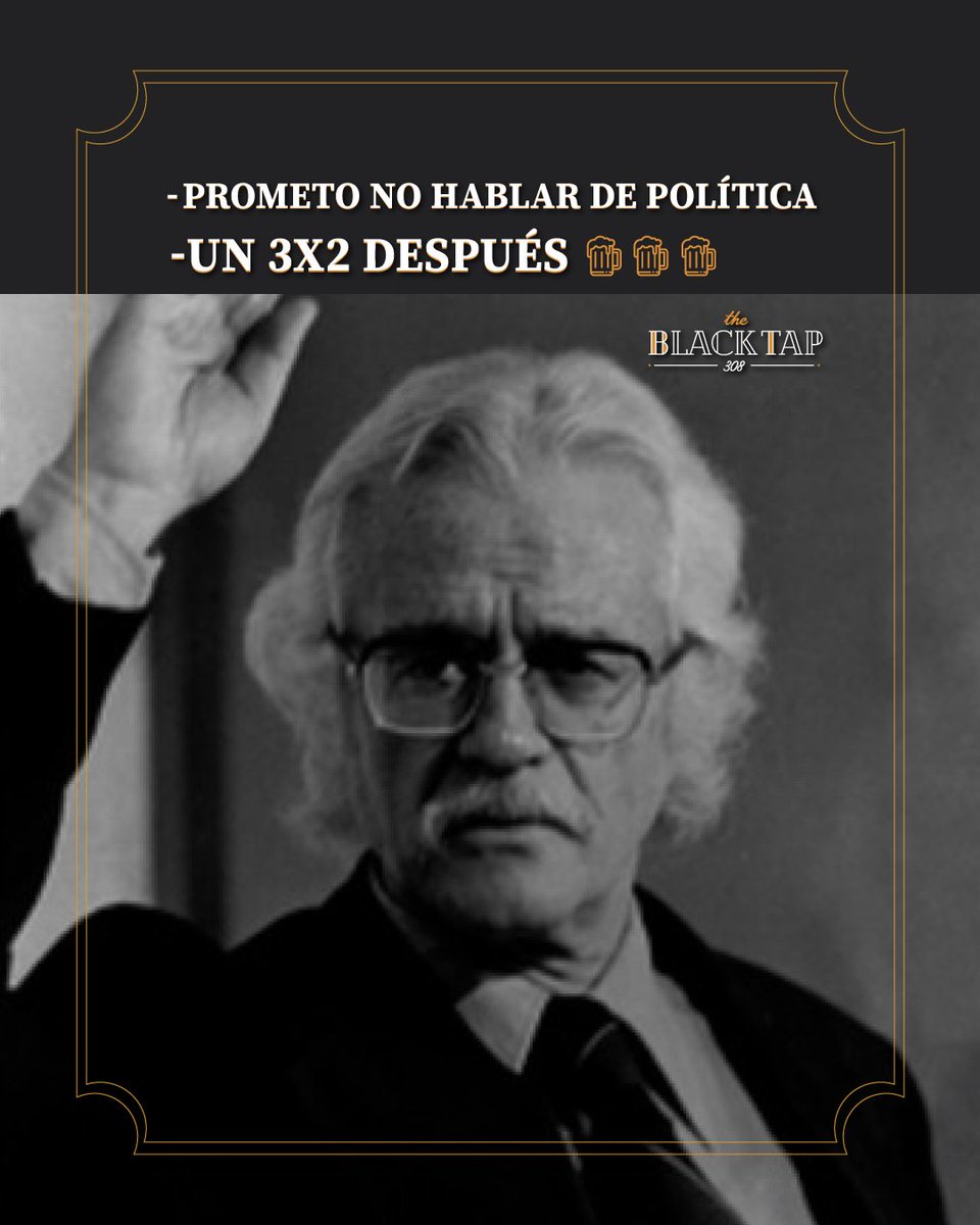 theblacktap's tweet photo. No se hagan, todos hablamos de política 🗣️ con o sin cervezas 🍻

Menciona a tu amigo con el que hablas de política y te pegas los tragos 🍻 https://t.co/m2heiu0d68