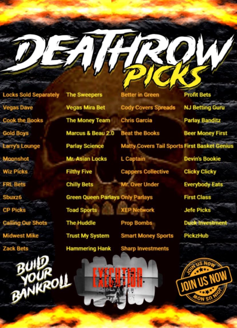 FuelFactorxx's tweet photo. @Terrenc68327872 No need to ask for the plays to be posted on twitter hit up @DeathRowVip all plays are in real time thank me later why have access to one cord when you can have access to them all!! https://t.co/gLI2RYIXPG